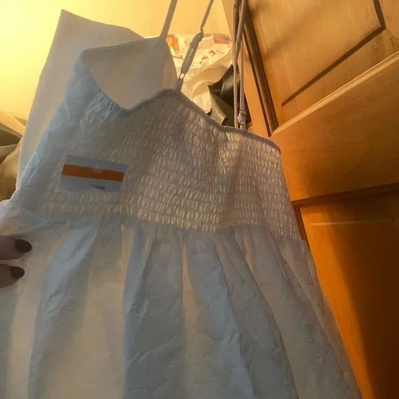 Chelsea28 Cream Spaghetti Strap Sundress for Brides - Picture 8 of 11